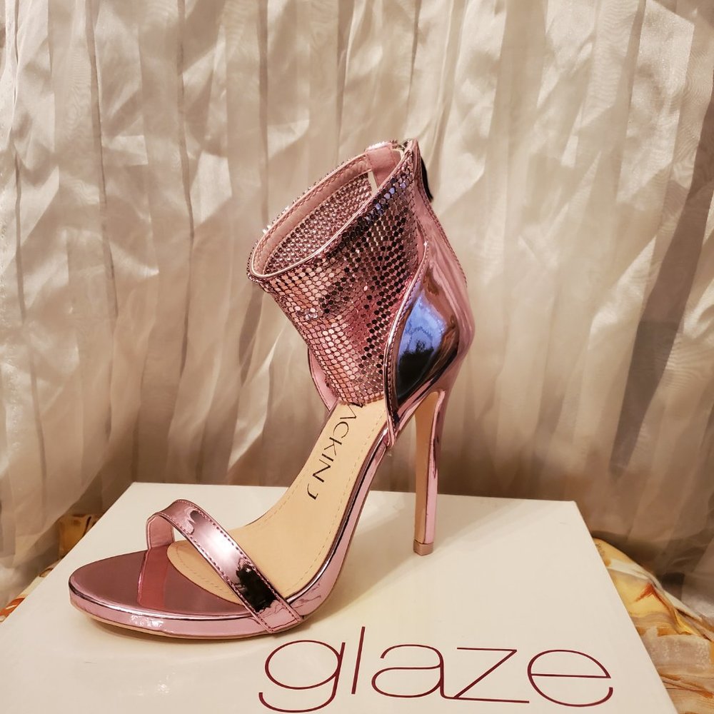 Ice Pink with Shimmer Heels